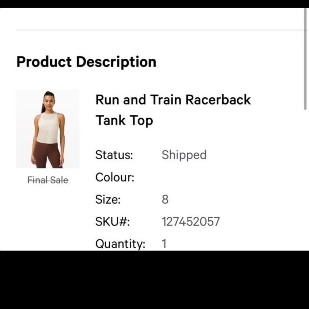 Run and train racerback white opal